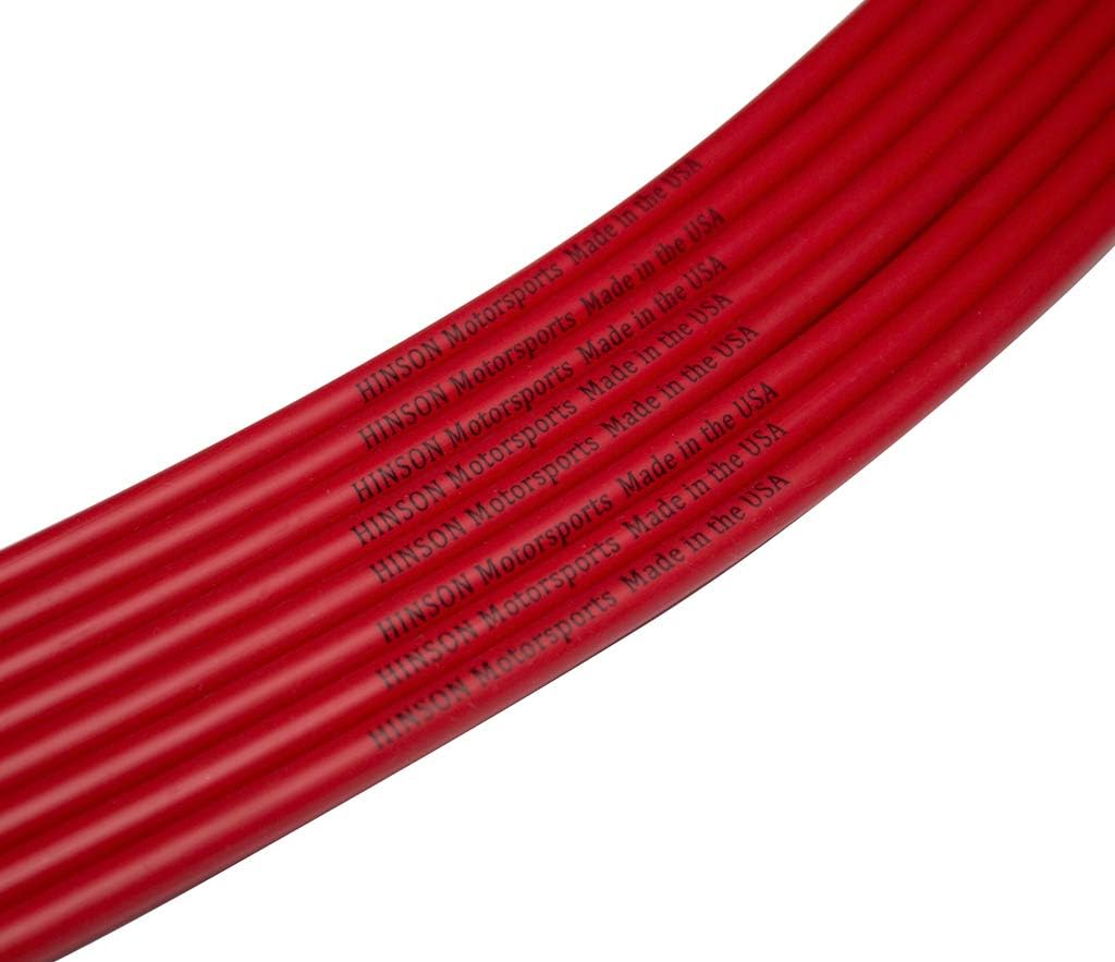 HINSON Red LSx Car Performance V8 Spark Plug Wire Set LS1 LS2 LS3 LS6 LS7 LSA Pack of 2