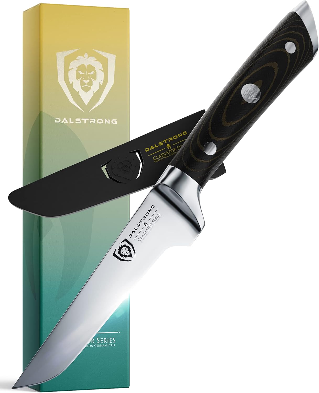 DALSTRONG Poultry Boning Knife - 3.75" - Gladiator Series - Forged German High-Carbon Steel - Sheath Included - NSF Certified