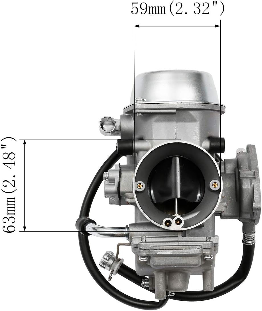 Carburetor for ATV 2002-2008 Yamaha Grizzly 660 YFM660 Carb Pack of 2