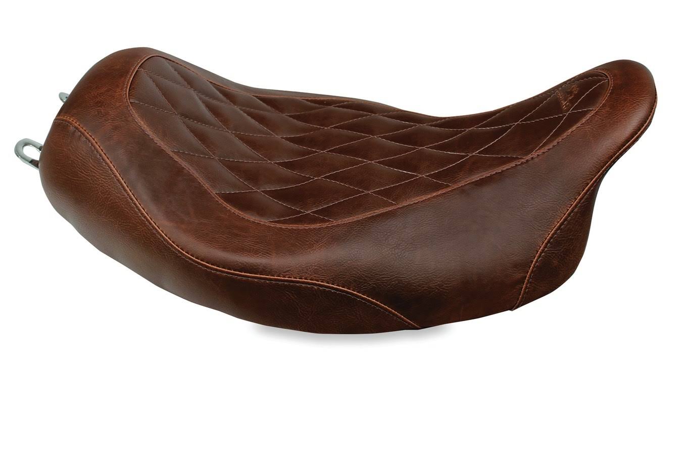 Mustang SEATS 76722 Distressed Brown Motorcycle Seat
