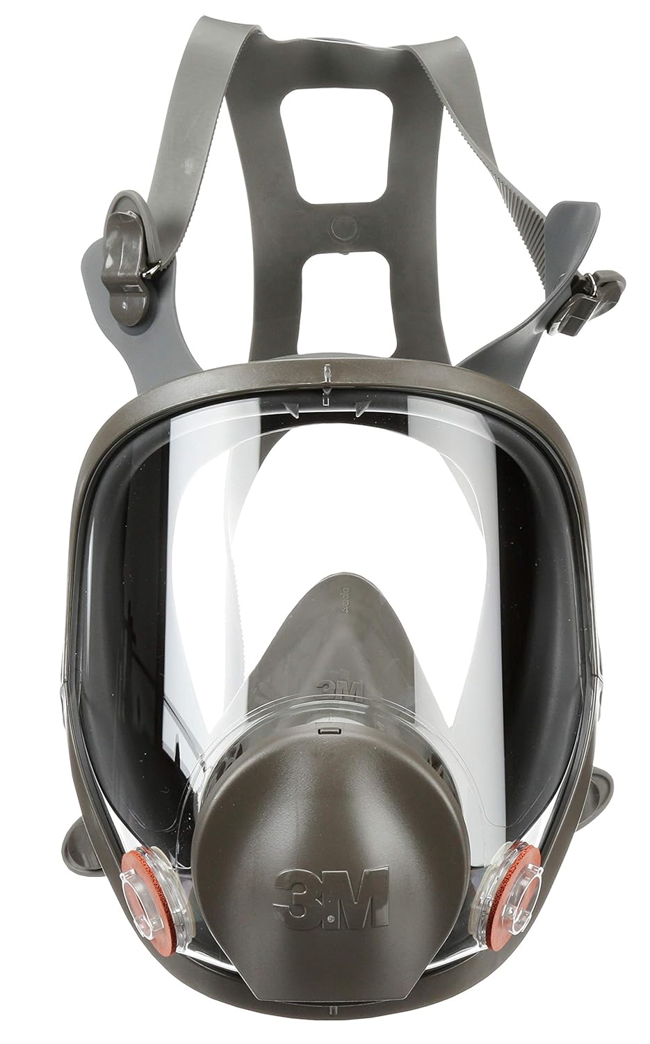 3M Full Facepiece Reusable Respirator 6900, NIOSH, Large Lens, ANSI High Impact Eye Protection, Silicone Face Seal, Four-Point Harness