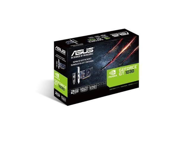 ASUS GeForce GT 1030 0-2G-BRK Low Profile Graphics Card - 2 GB GDDR5 - 64-bit - 1266 MHz