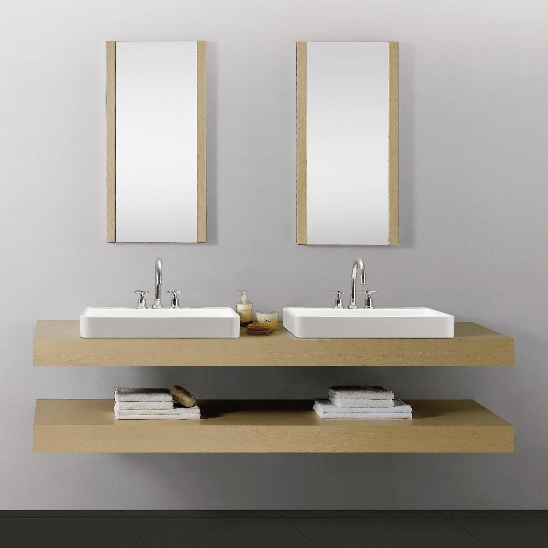 Carre Rectangular Vessel Sink (White), Swiss Madison SM-VS202