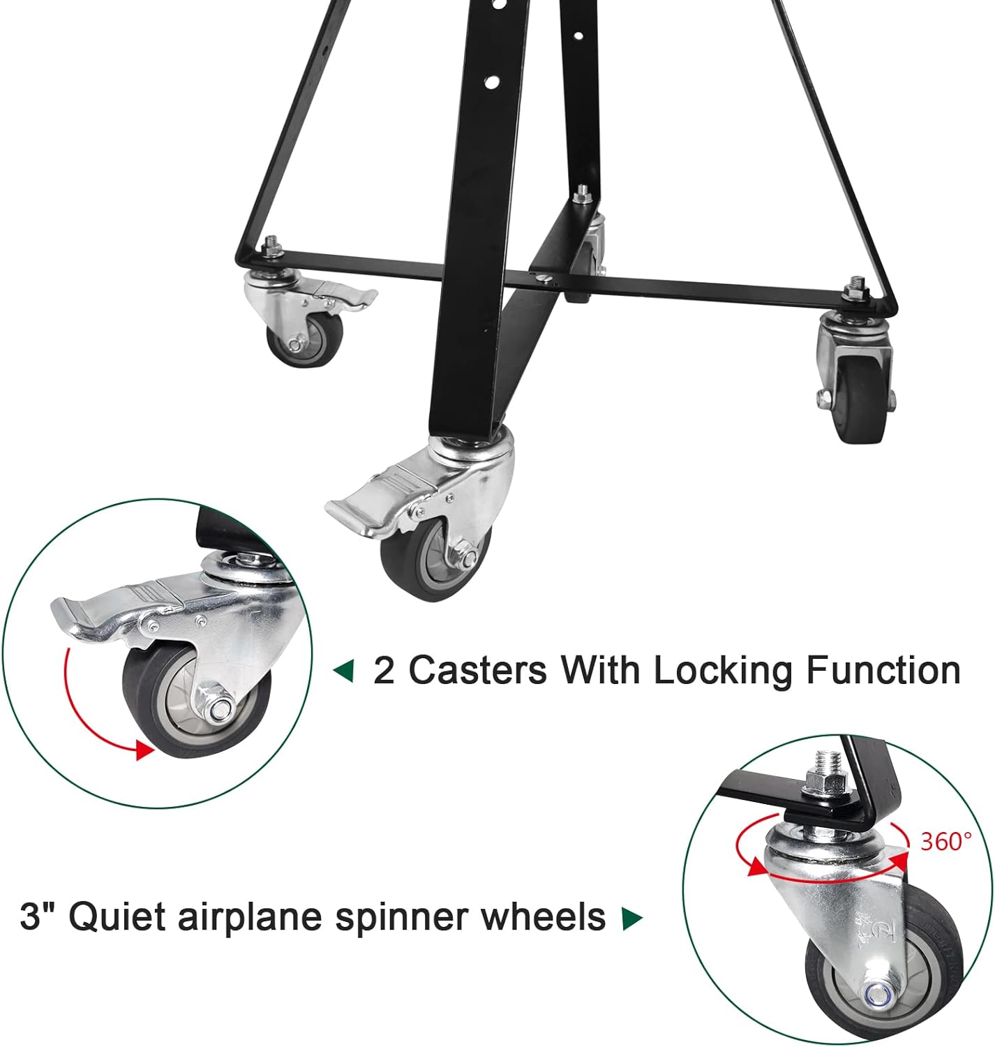 Quantfire MinMax Big Green Egg Nest, Grill Stand for Big Green Egg Accessories