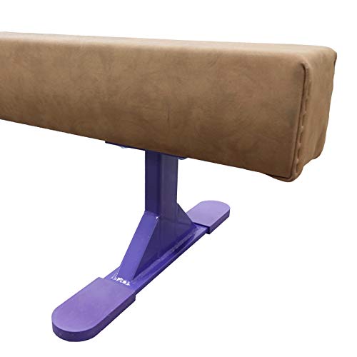 Tumbl Trak 8 Foot Addie Gymnastics Training Suede Balance Beam, High and Low Beam Gymnastics for Home, Non Slip Base, Competition Feel