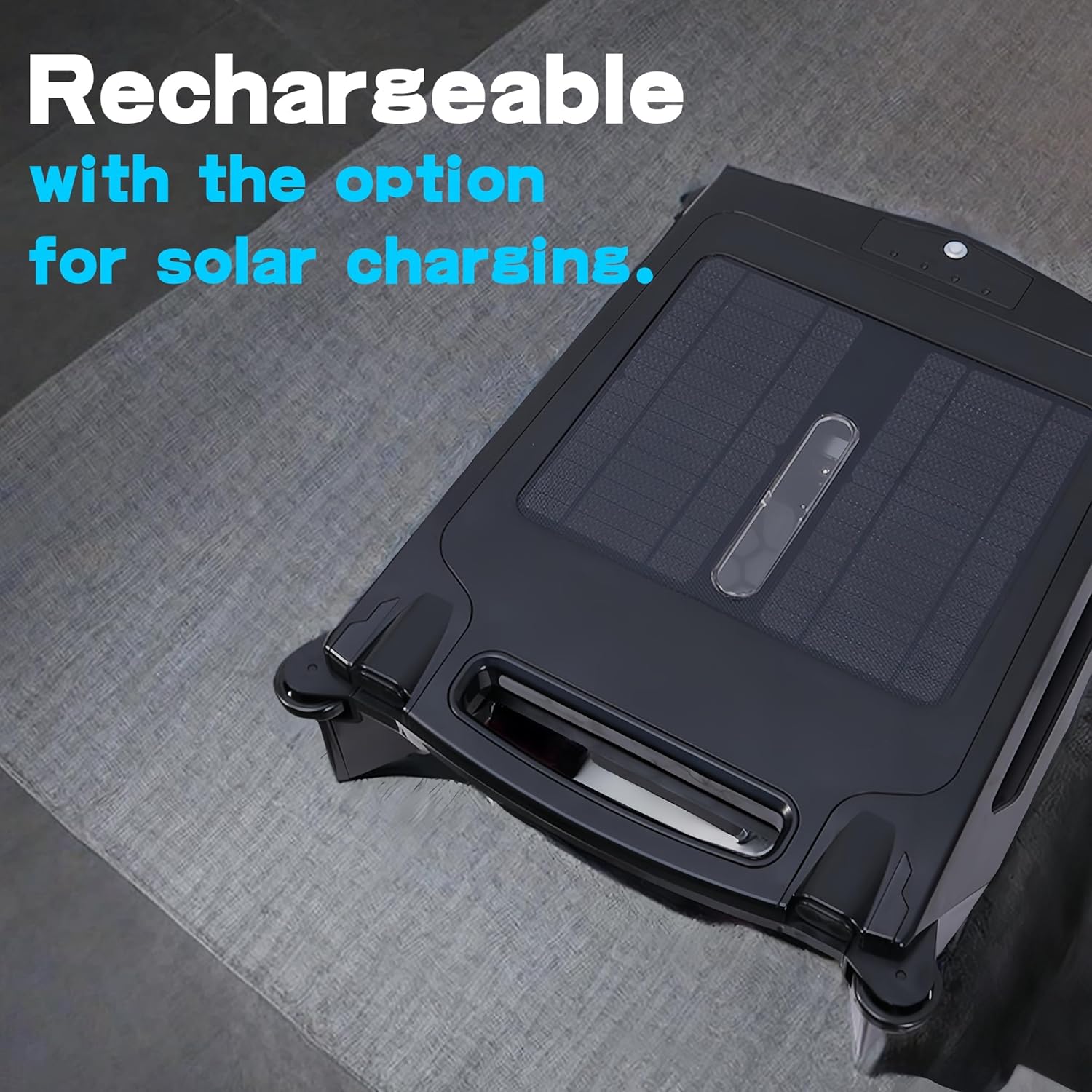 Solar Rechargeable Dual-Mode Pool Cleaning Robot, Cordless Robot Pool Cleaner, Solar Automatic Robot Pool Skimmer
