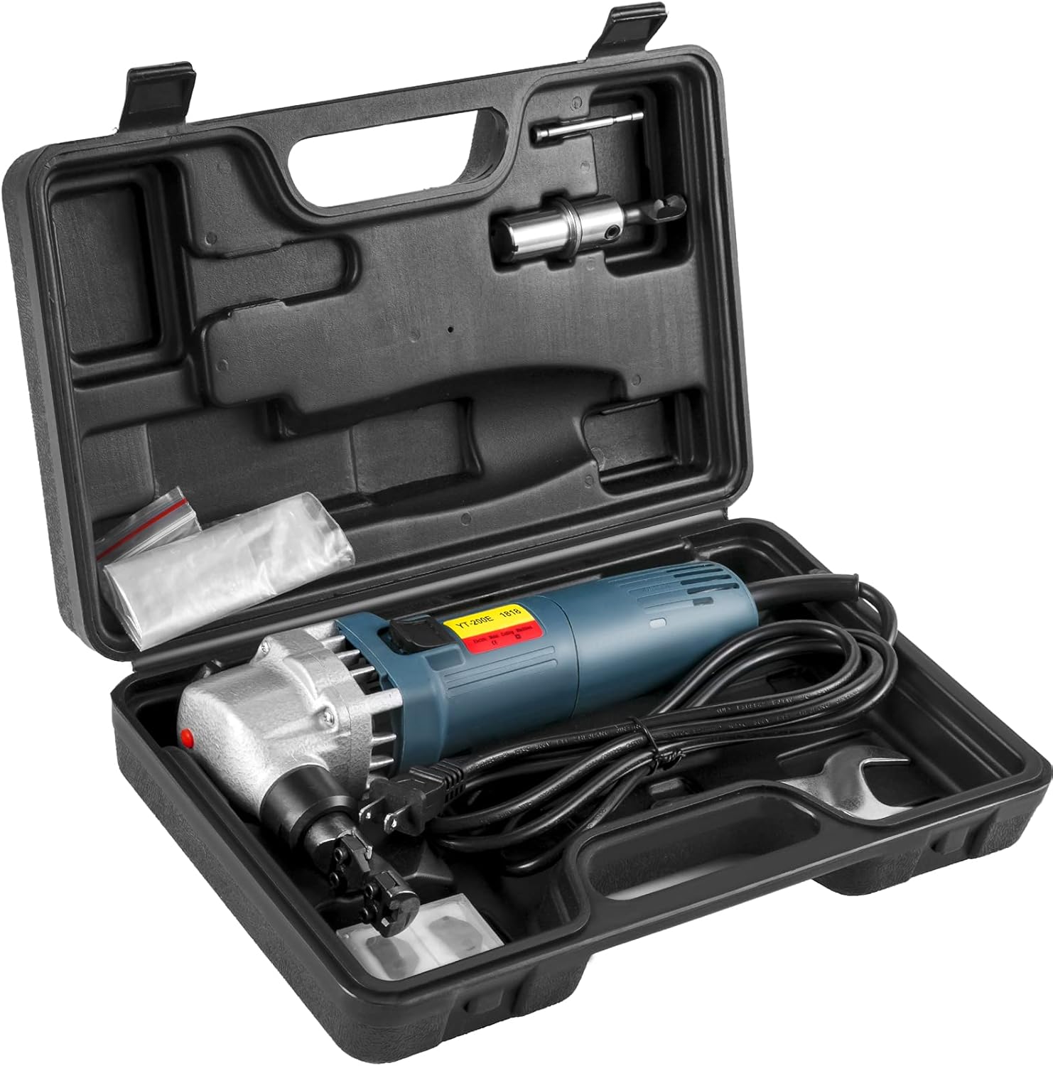 VEVOR Sheet Metal Nibbler 380W, Electric Metal Nibbler 1800RPM High Speed Rotor 0.07in/1.8mm