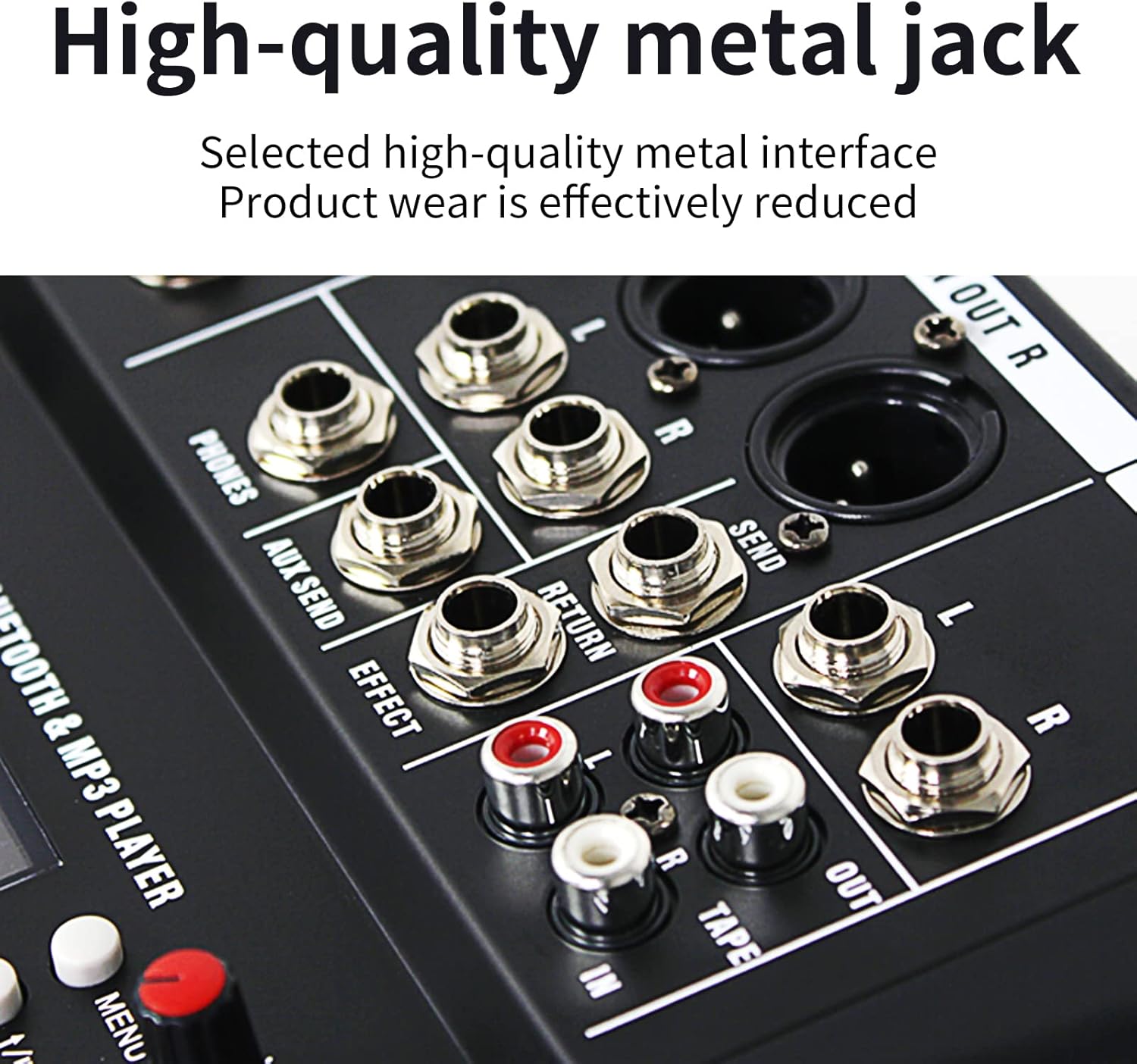 FULUODE CT80 Professional Audio mixer mixing Console 8 channels with MP3 Player +Bluetooth U disk 48V Phantom Power with DSP digital effects USB