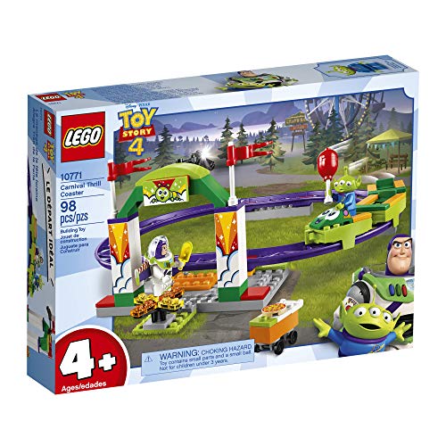 LEGO | Disney Pixar's Toy Story 4 Carnival Thrill Coaster 10771 Building Kit (98 Pieces)