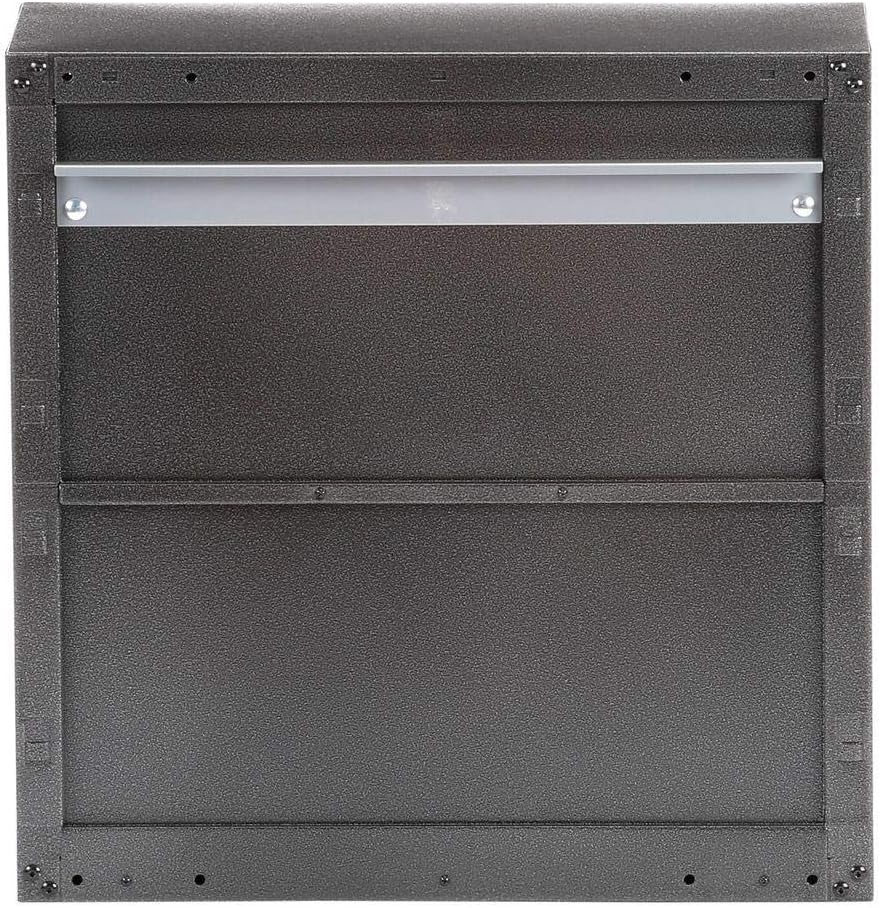 Gladiator GAWG28KDYG Ready-to-Assemble 3/4 Wall GearBox Steel Cabinet, Silver Tread