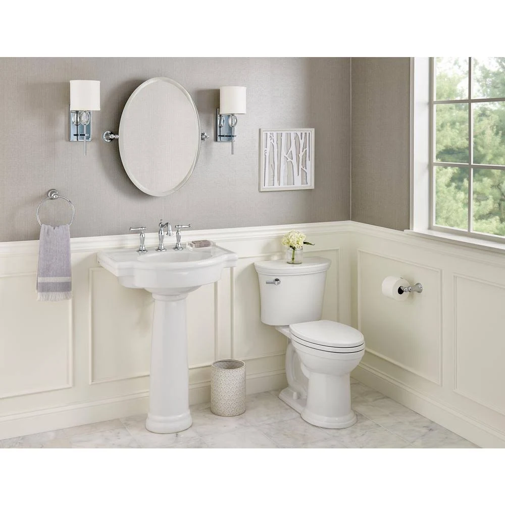 American Standard Retrospect Pedestal Sink, White