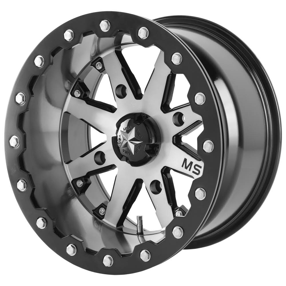 MSA Offroad M21 Lok Wheel 14x10 4x4x110 -10mm Charcoal Tint
