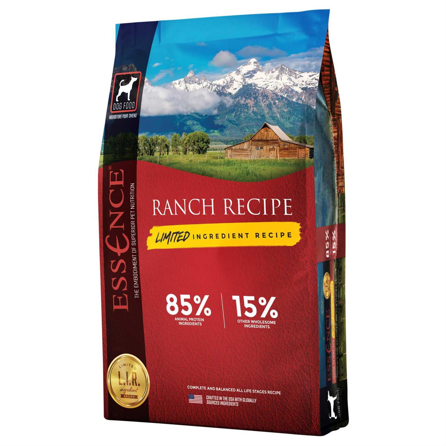 Essence Limited Ingredient Ranch Recipe Dog Dry Food - Pet Supplies online store