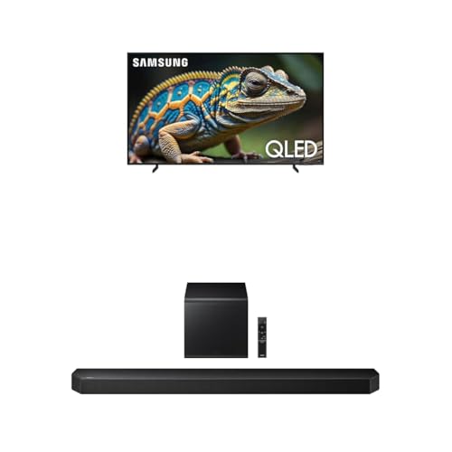Samsung 43-Inch Class QLED 4K Q60D Series Quantum HDR Smart TV w/Object Tracking Sound Lite, Motion Xcelerator, Slim Design, Gaming Hub