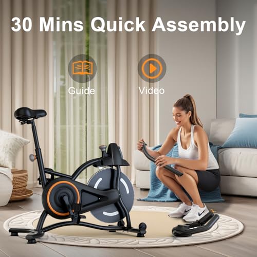 Exercise Bike,Stationary Bikes for Home,Adjustable Workout Bike, Professional Exercise Bikes for Home