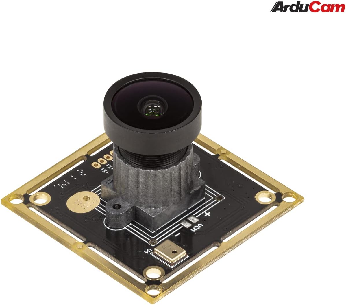Arducam 8MP 1080P Auto Focus USB Camera Module with Microphone, 1/3.2” CMOS IMX179 Mini UVC USB2.0 Webcam Board with 3.3ft/1m Cable for Windows
