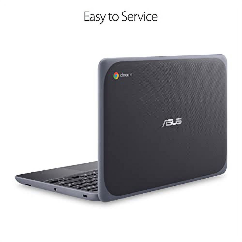 ASUS Chromebook C203XA Rugged & Spill Resistant Laptop, 11.6" HD, 180 Degree, MediaTek Quad-Core Processor, 4GB RAM, 32GB eMMC