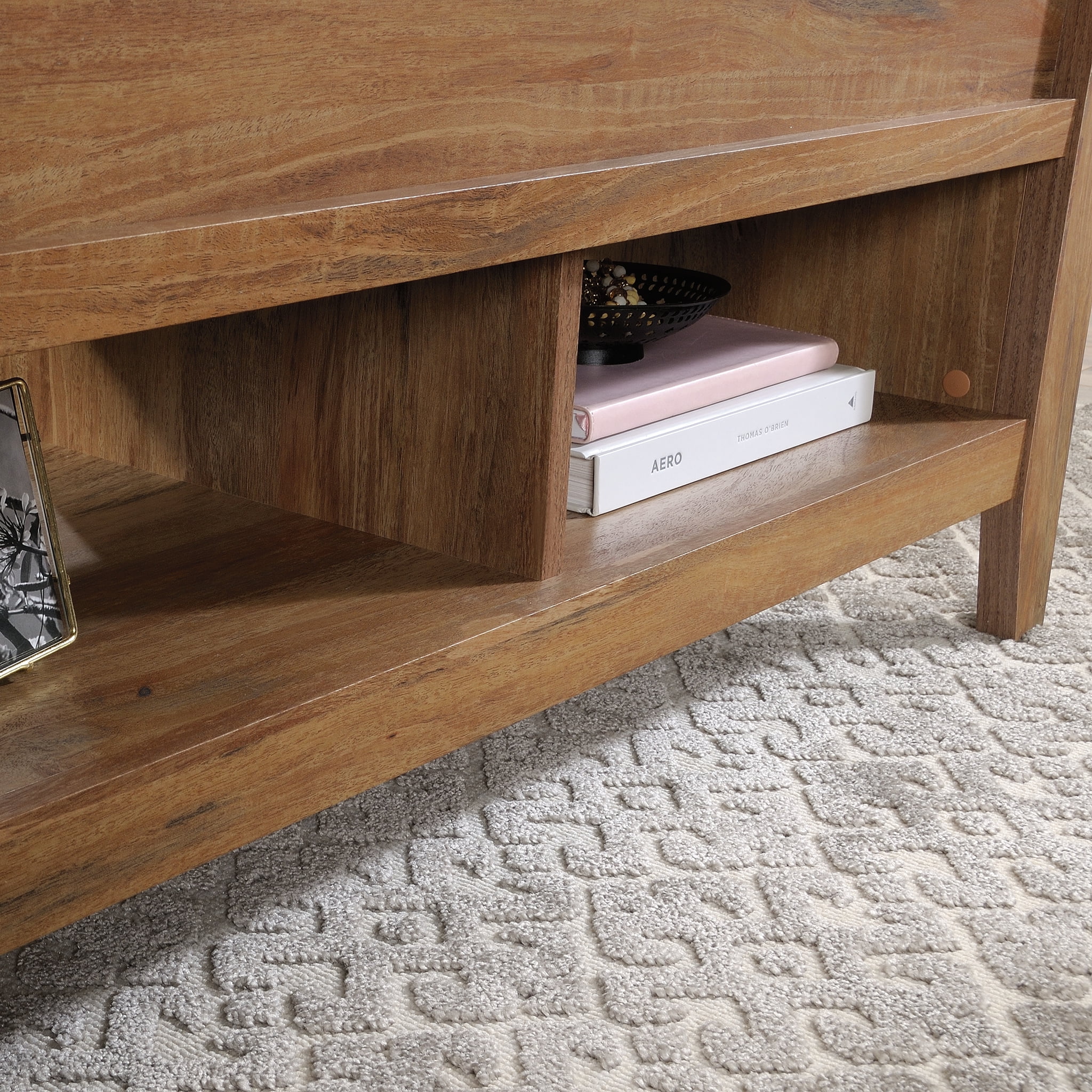 Sauder Dakota Pass Wood Lift-Top Coffee Table, Sindoori Mango Finish