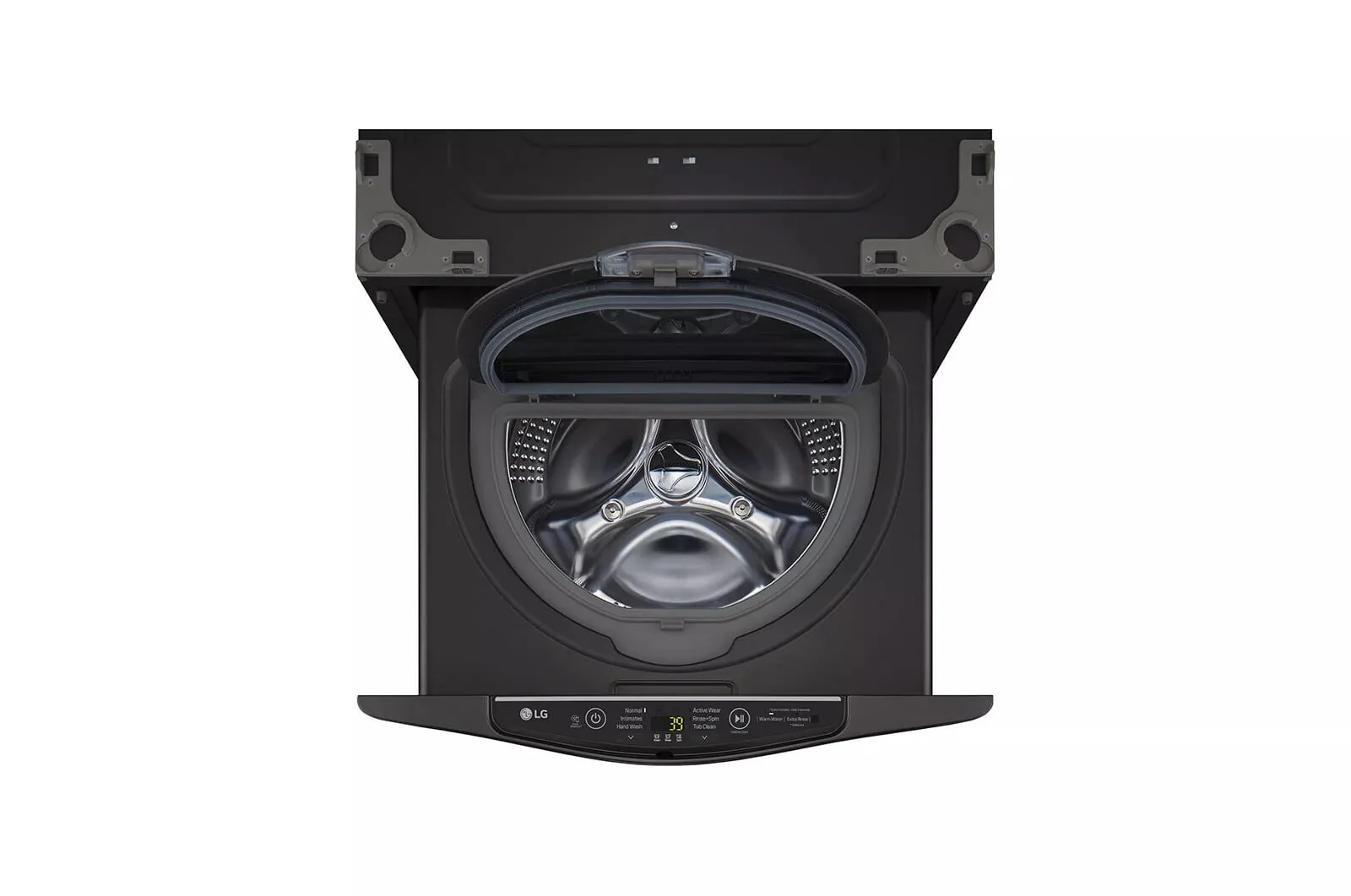 Lg Wd200cv 1.0 Cu. Ft. Sidekick Pedestal Washer - Graphite Steel