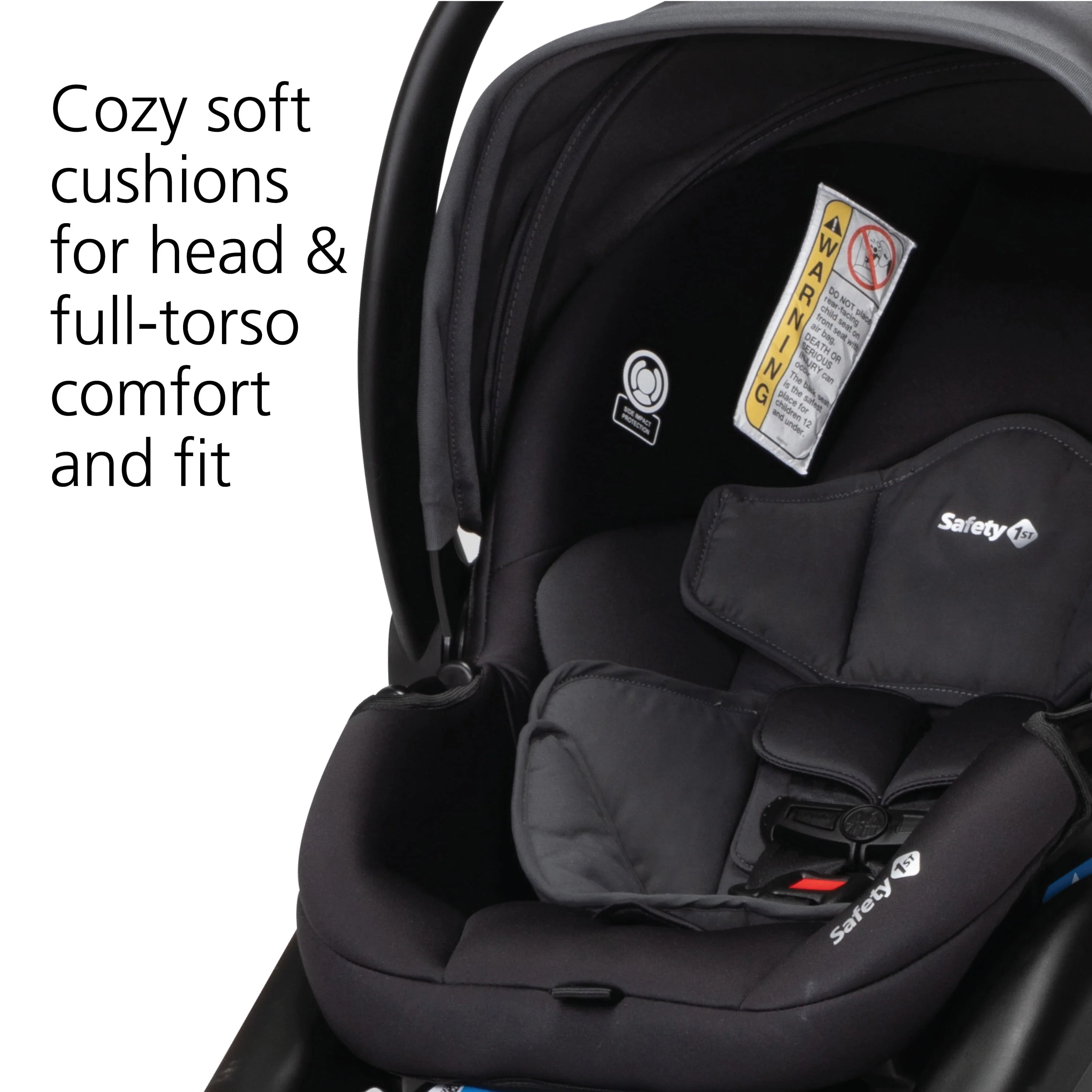 Safety 1st Grow and Go Sprint Modular Travel System Stroller with Rear-Facing Infant Car Seat, Whisper Grey
