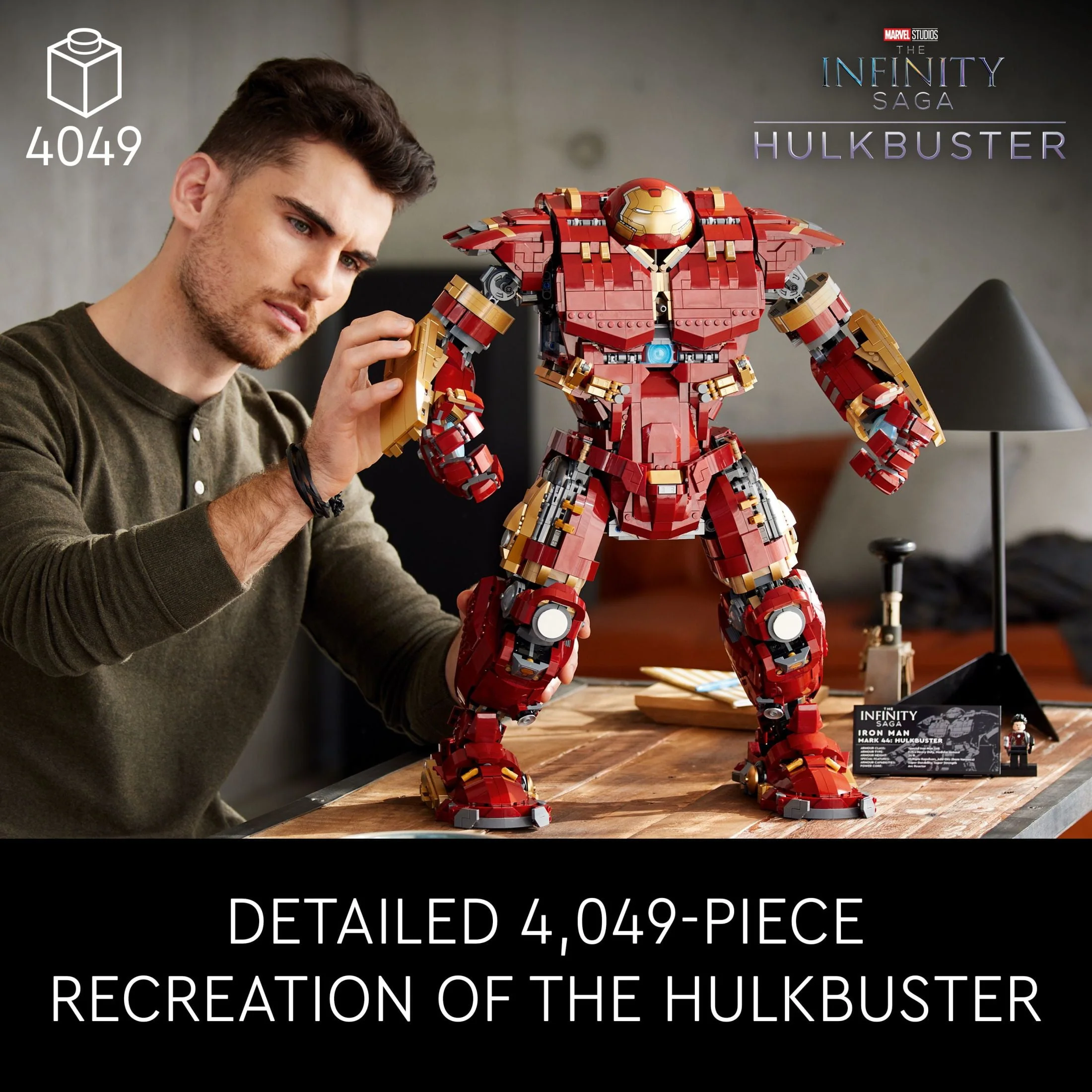 LEGO Marvel Hulkbuster 76210 Building Set - Avengers Movie Inspired Building Set with Minifigure