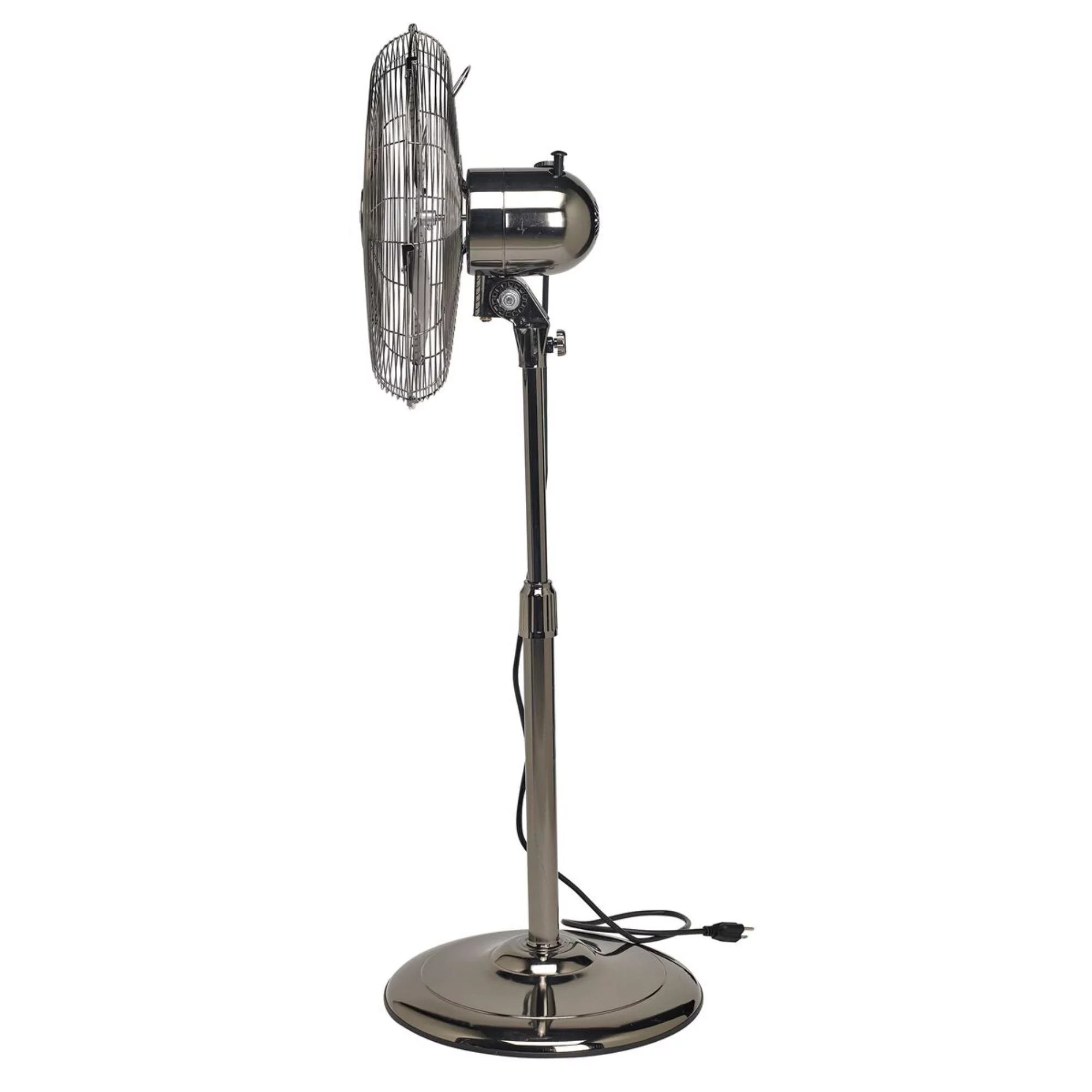 Deco Home Accents 49" Black Adjustable Height Standing Floor Fan