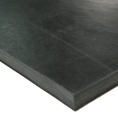 Rubber-Cal 20-111 Nitrile Sheets -60A- 1/8x22 x 3 ft W x 18 ft L - Black