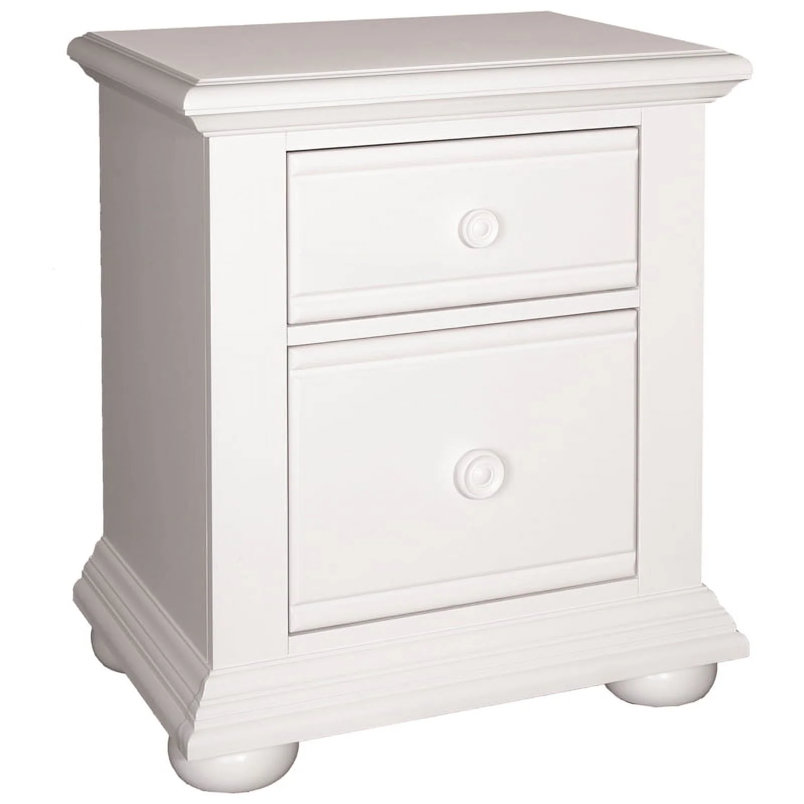 Summer House White 2 Drawer Night Stand