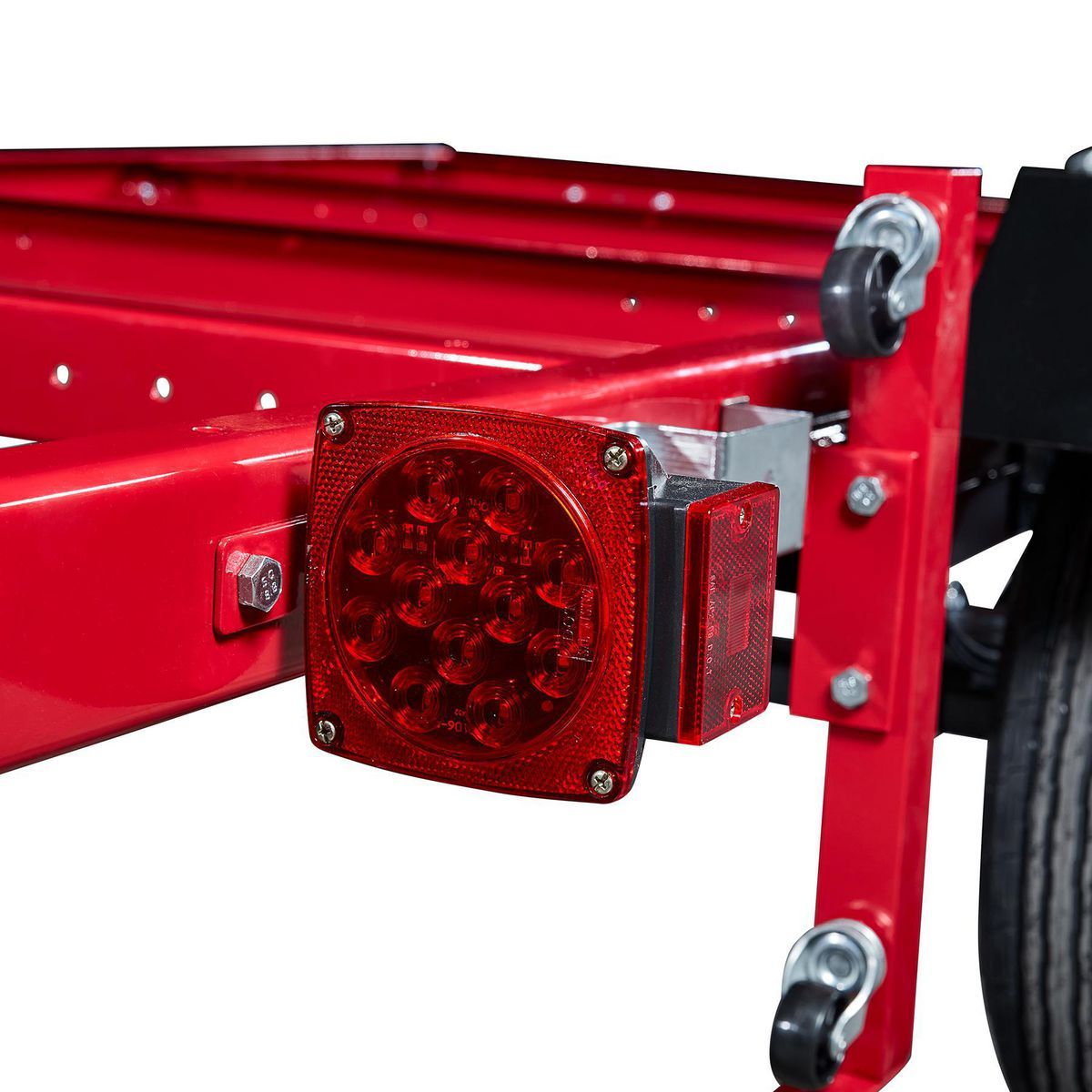 HAUL-MASTER 1195 lb. Capacity, 4 ft. x 8 ft. Folding Trailer