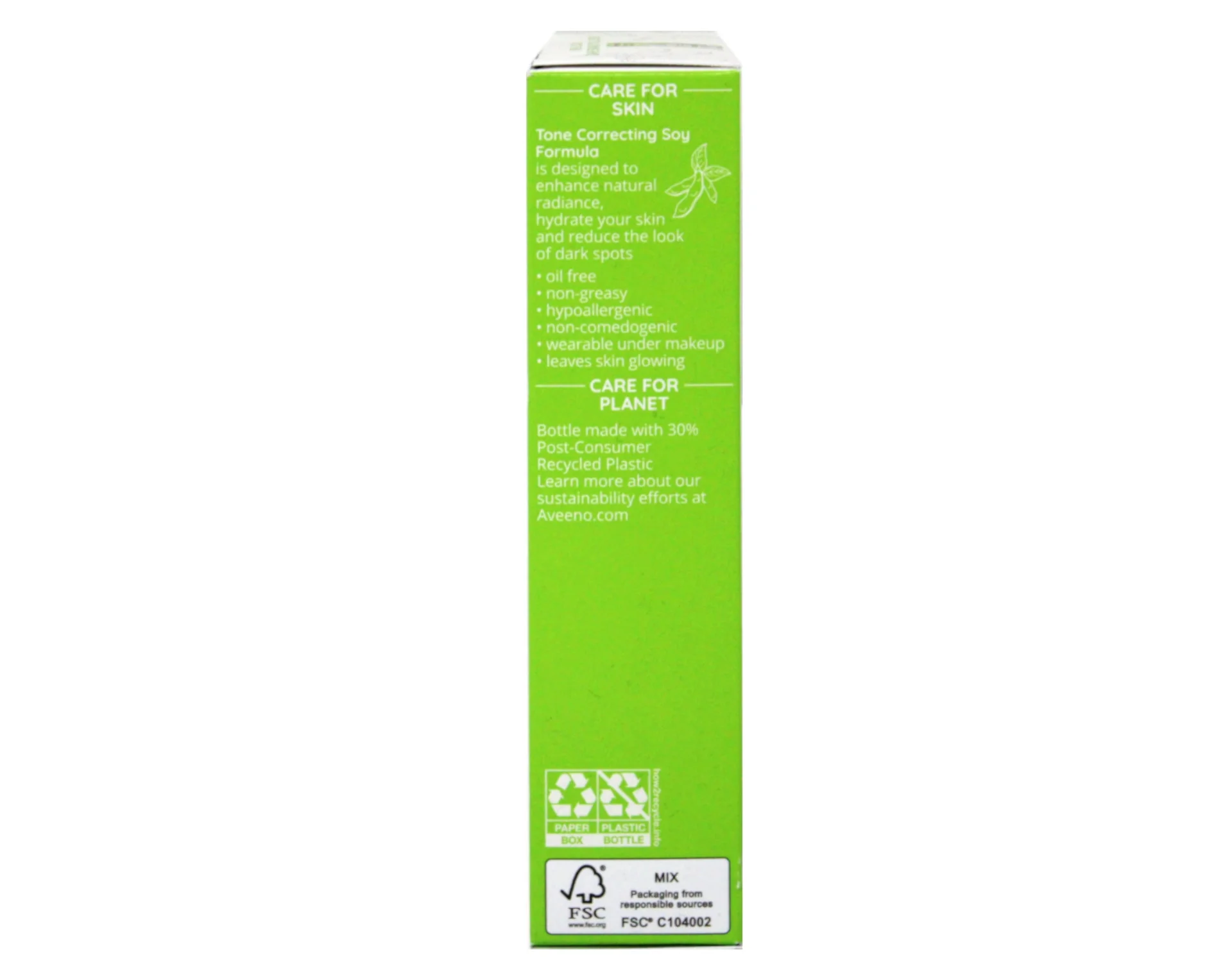 5 Pk Aveeno Positively Radiant Daily Face Moisturizer Broad Spectrum SPF 30, 2.3 Fl. Oz.