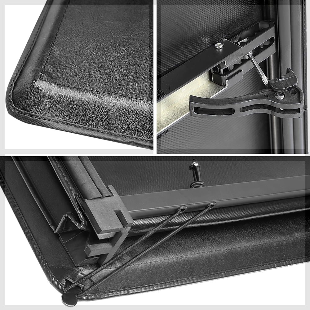 Short Bed Tonneau Cover 6Ft Soft Top Tri-Fold Fleetside for 05-15 Toyota Tacoma