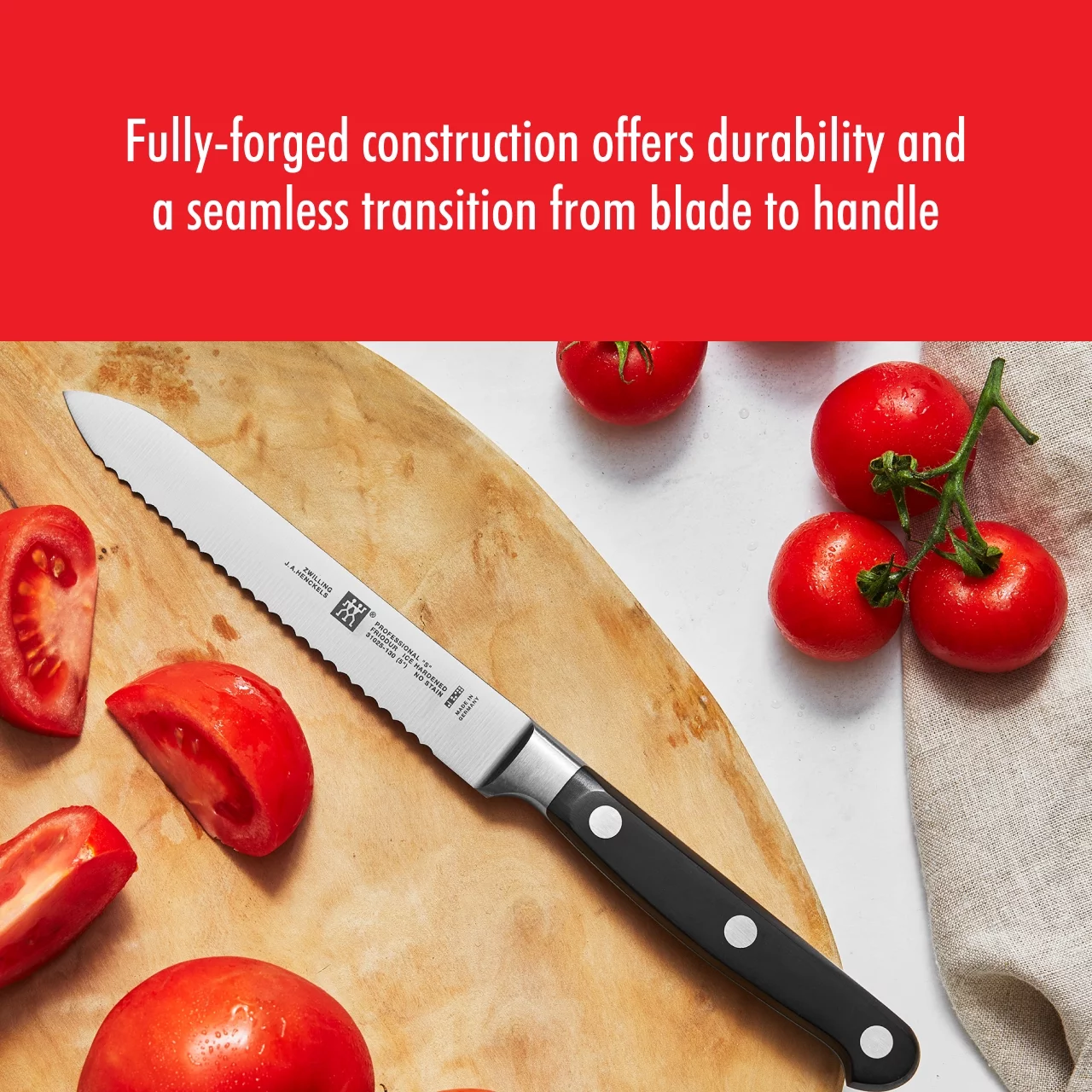 ZWILLING J.A. Henckels Professional "S" 16-pc Knife Set With 17.5" Stainless Magnetic Knife Bar