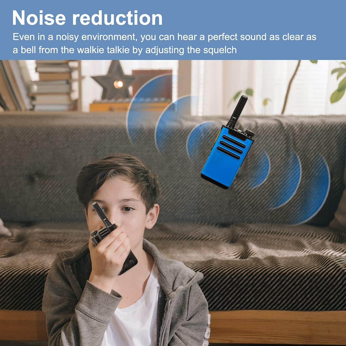 CallToU Wireless Intercom for Home,Caregiver Walkie Talkies for Seniors/Elderly/Patient/Disabled