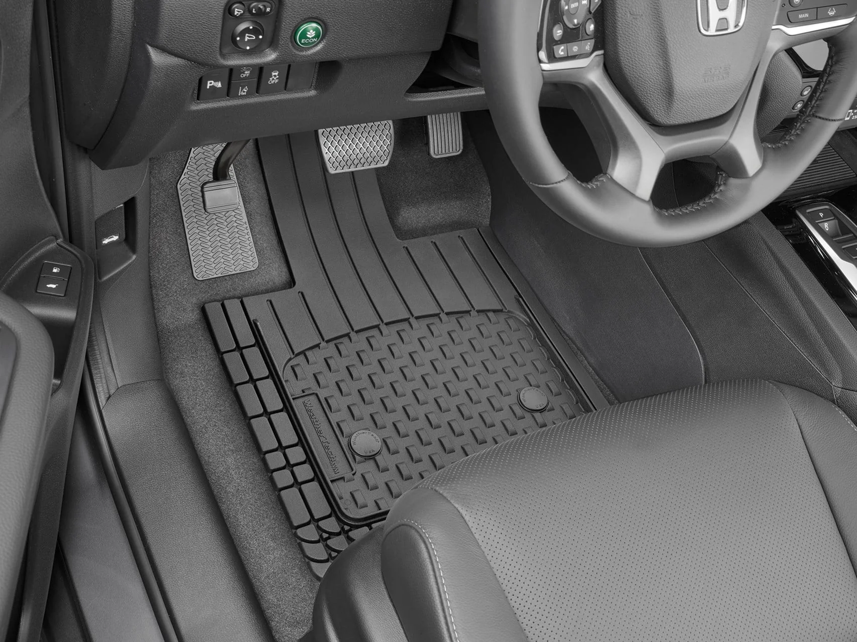 WeatherTech Trim-to-Fit Floor Mat - Semi Universal Vehicle Mats - 1st & 2nd Row 3-Piece Set (Tan)