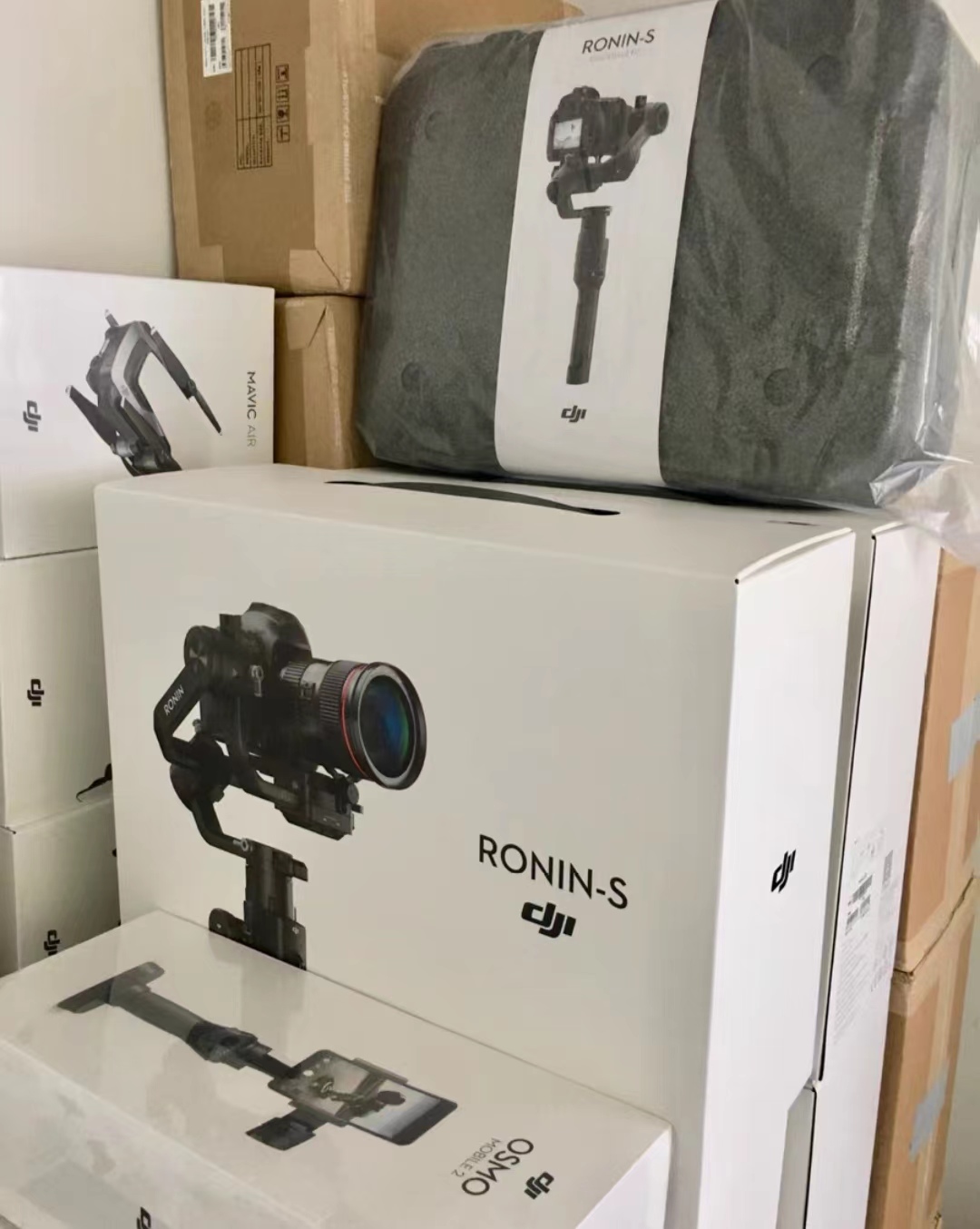 The new DJI Ronin S series stabilizer.