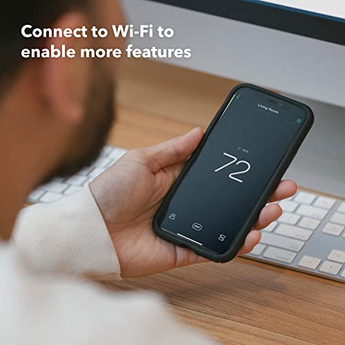 ecobee New Smart Thermostat Premium with Smart Sensor and Air Quality Monitor - Programmable Wifi Thermostat - Works with Siri, Alexa