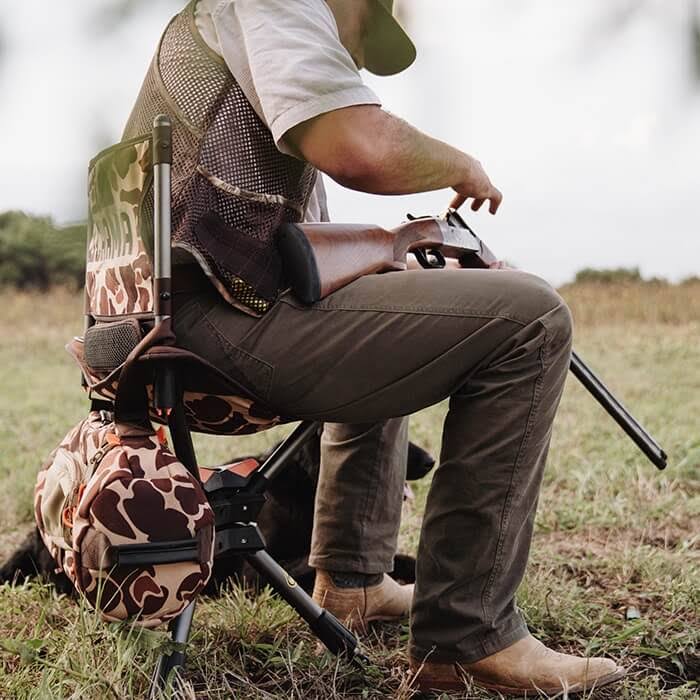 Chama Folding Swivel Chair - Camo
