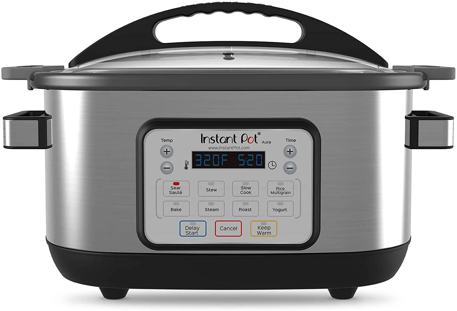 Instant Pot Aura Multi-Use Programmable Slow Cooker, 6 Quart, No Pressure Cooking Functionality