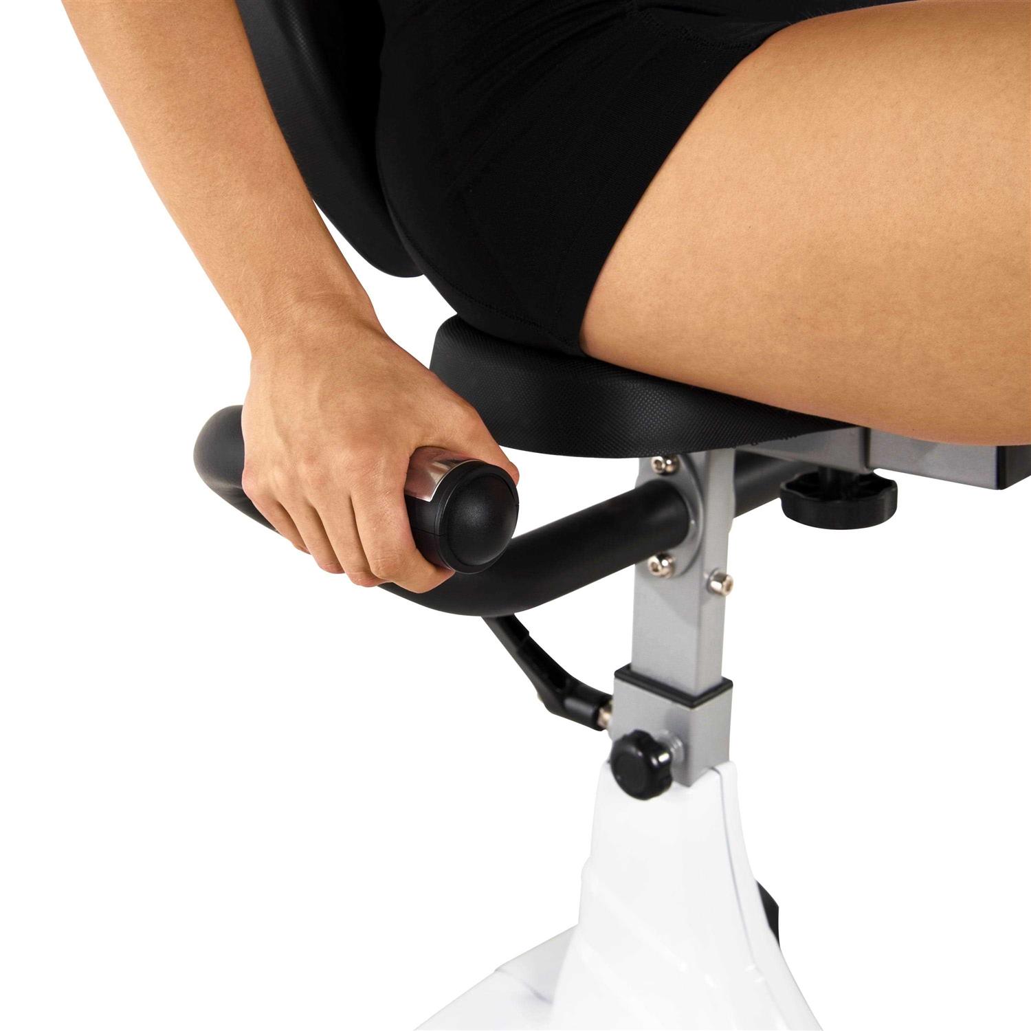 Velocity Exercise Dual Motion Recumbent Exercise Bike in White - Sports Supplies Online Store