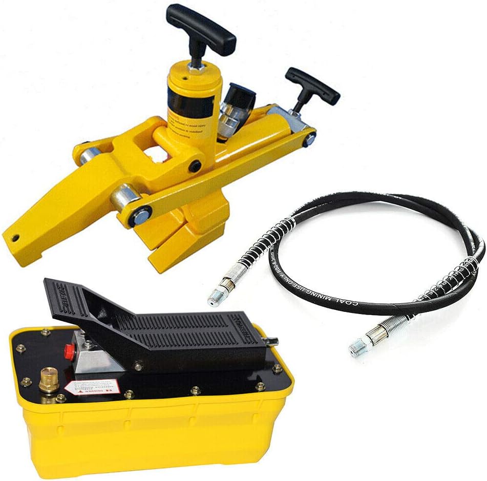 TFCFL Hydraulic Bead Breaker, Heavy Duty Tire Tool Bead Breaking Force with 10000PSI Foot Pump & Air Hose for Tractor Truck