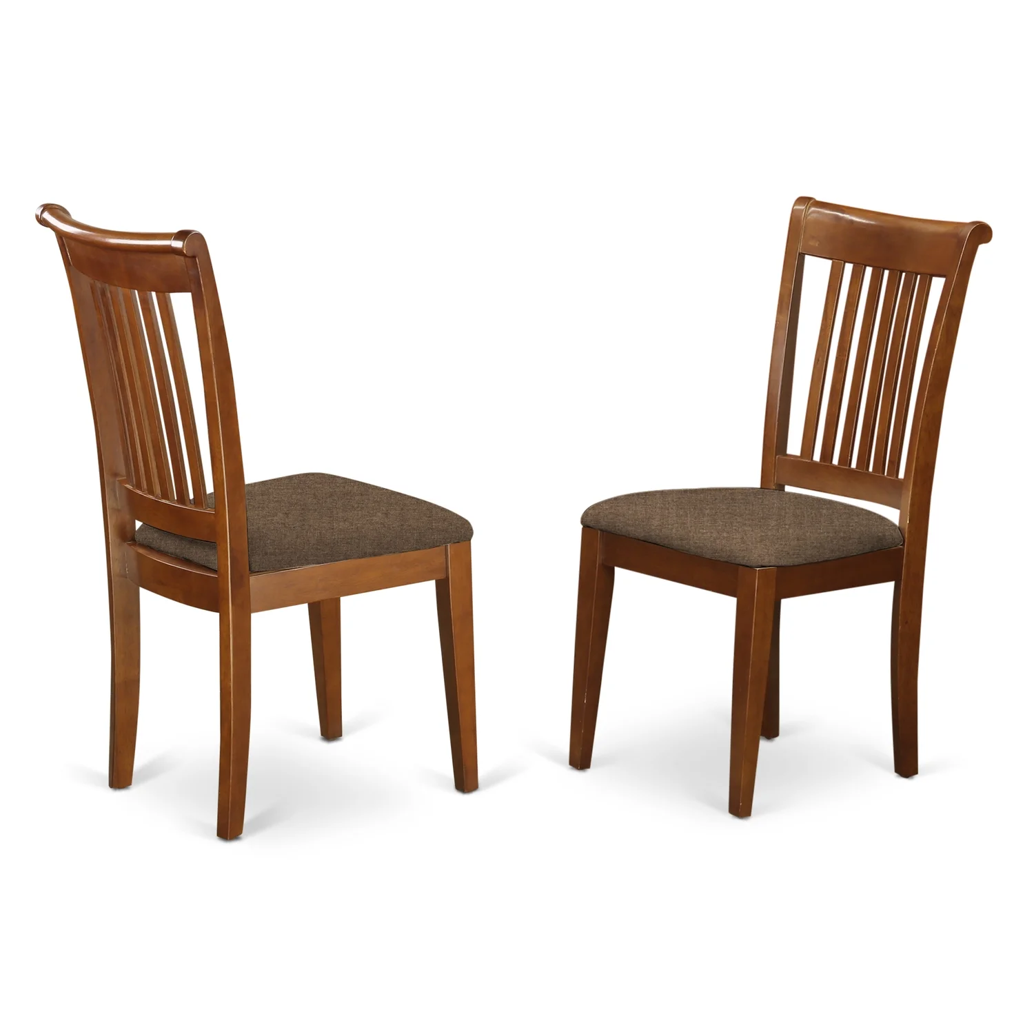 East West Furniture DLPO5-SBR-C 5 PC Kitchen Table set-small Kitchen Table-plus 4 dinette Chairs