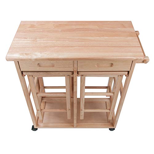 Winsome Suzanne Space Saver Set, for Kitchen, 33", Coffee