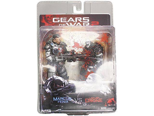 Gears of War 2 NECA Action Figure Chainsaw Marcus and Locust