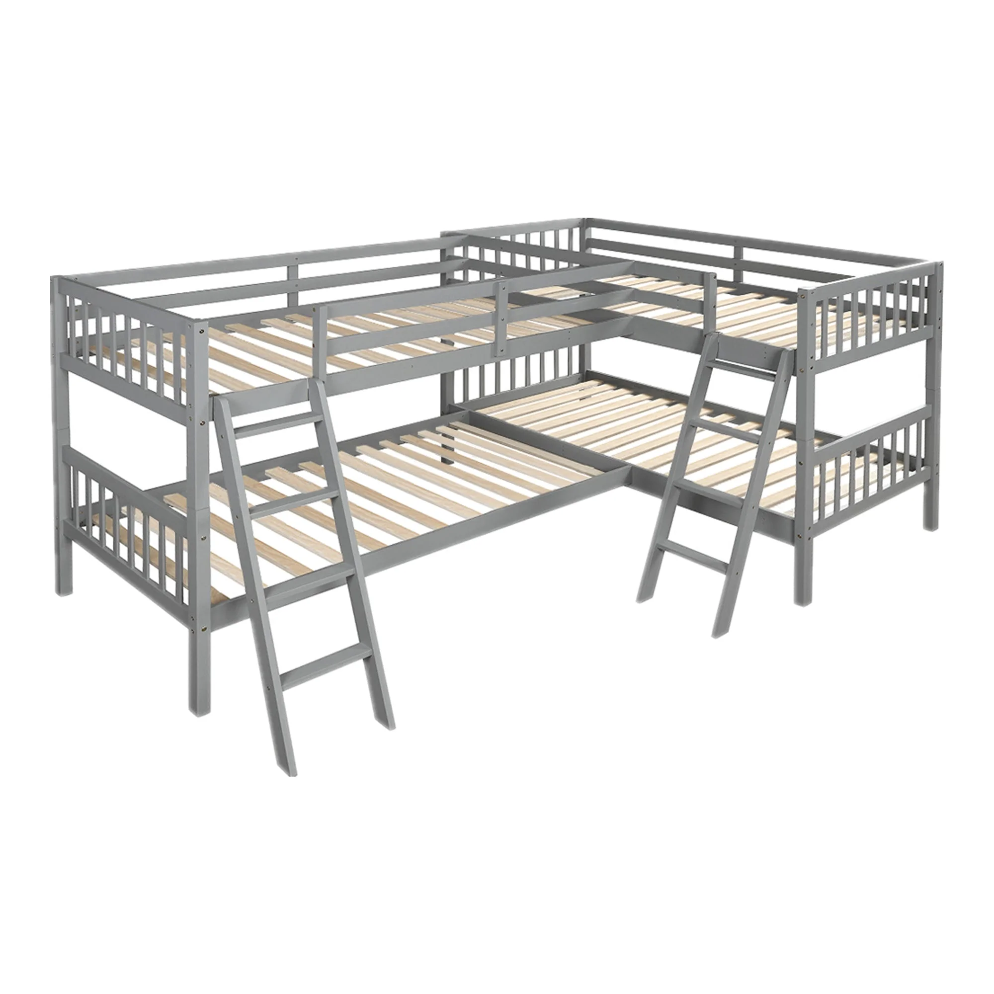 Two Haven Twin L-Shaped Bunk Bed