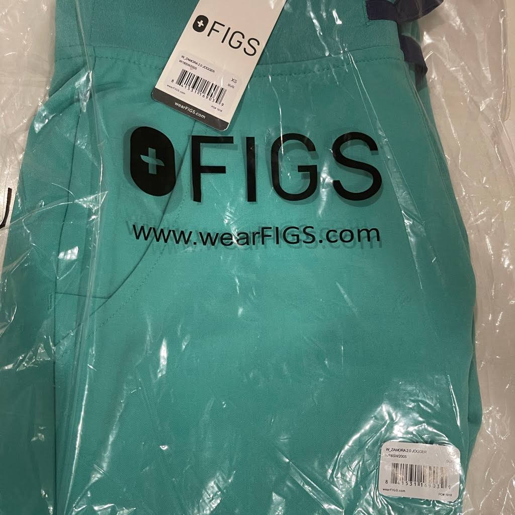 Figs Other | Xs Surgical Green One Pocket Scrub Top | Color: Blue/Green | Size: Xs | Auttummnnn&s Closet