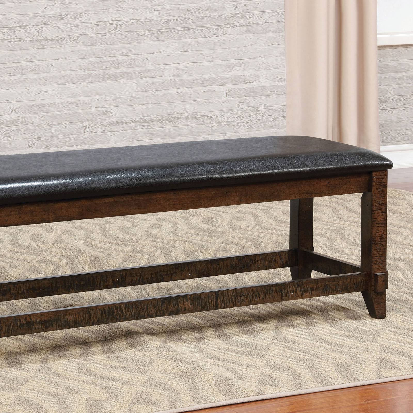 Furniture of America Meagan I Brown/Espresso Bench