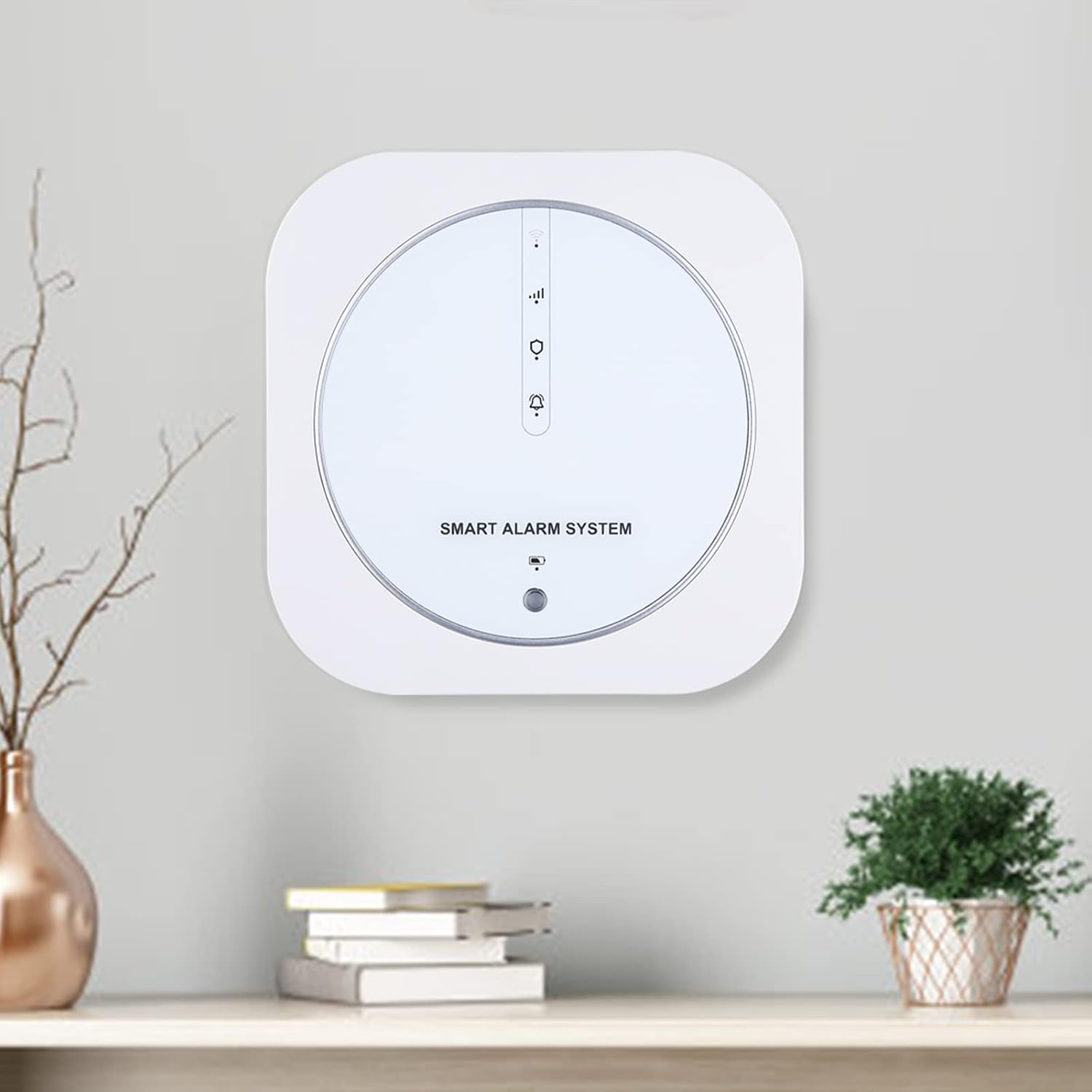 Alarm System for Home Security, HOIDURY Home Security System, WiFi Door Alarm, 8-Piece kit 1 Hub Station, 5 Door Window Alarm Sensors, 2 Remotes