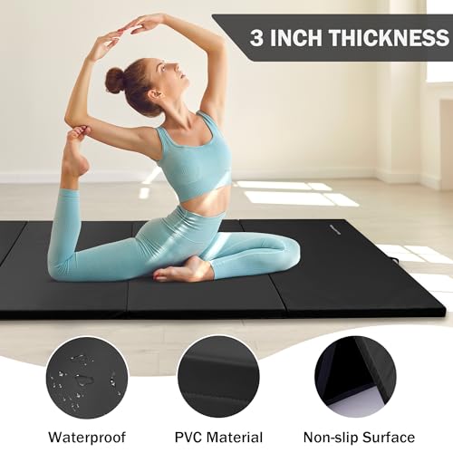 Extra Thick Folding Exercise Gymnastics Mat