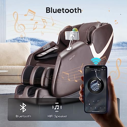 Full Body Airbag Massage Chair: 2025 Shiatsu Zero Gravity Massager Chairs - AI APP Control Back Heating