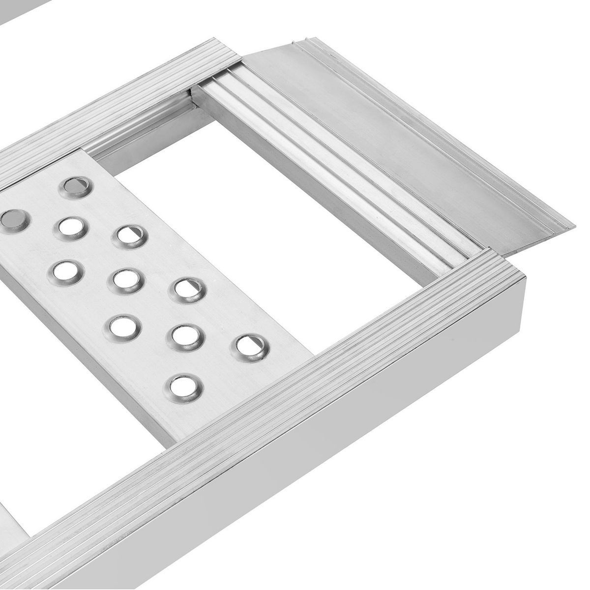 HAUL-MASTER 1500 lbs. Capacity, 12 in. x 90 in. Arched Aluminum Ramps, Set of 2
